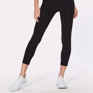 LULULEMON ALL THE RIGHT PLACES CROP BLACK WITH POCKETS